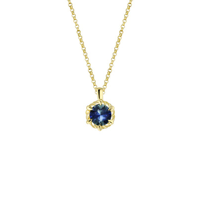 Sapphire and Gold Pendant 