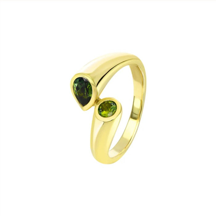 Solene Pear Sapphire Ring