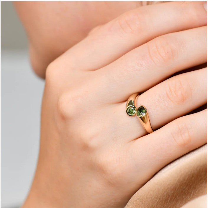 Solene Pear Sapphire Ring