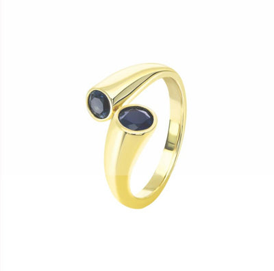 Solene Round Sapphire Ring