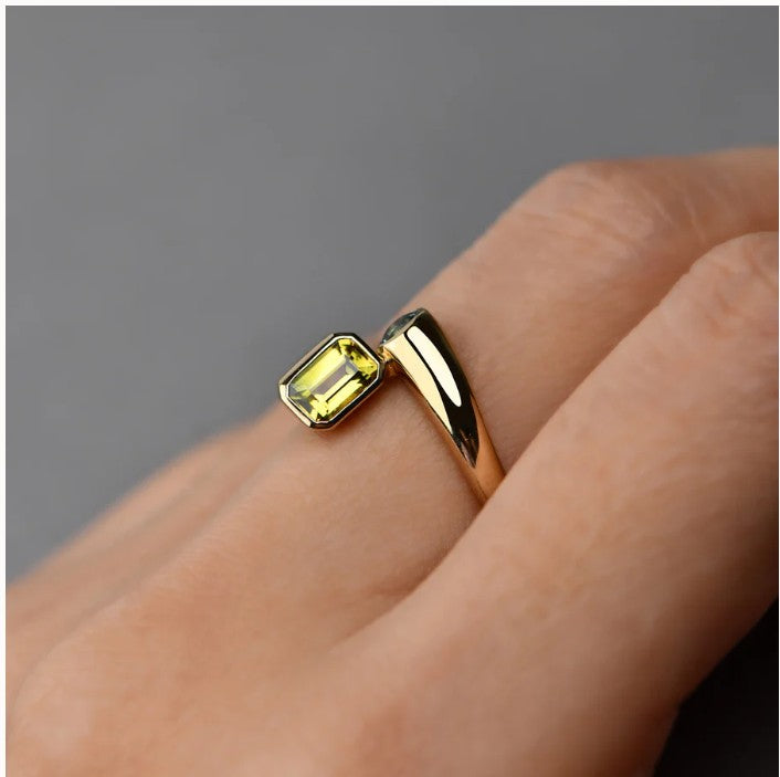 Solene Emerald Sapphire Ring