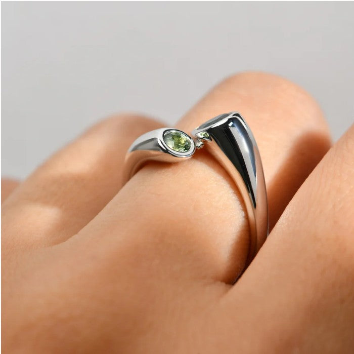 Solene Pear Sapphire Ring