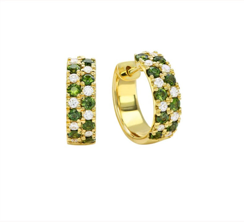 Vivienne Sapphire and Diamond Earrings