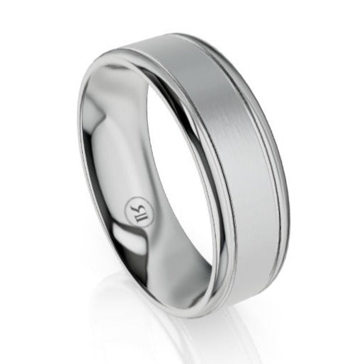 The Otis Platinum Wedding Ring