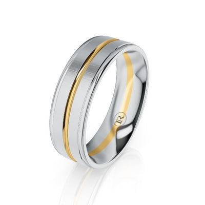 The Winston Platinum & Gold Wedding Ring