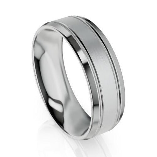 The Preston Platinum Wedding Ring