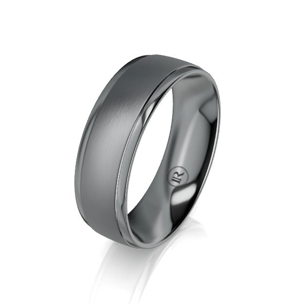 The Carlisle Tantalum Wedding Ring