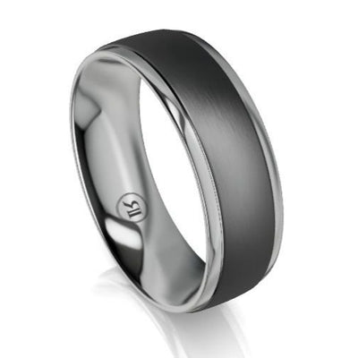 black wedding rings