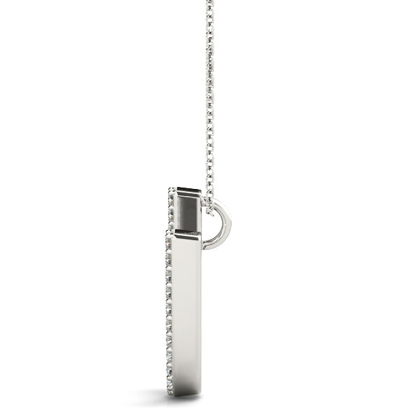Petite Lab Diamond Pendant & Chain U - Z (0.10ct -0.20ct TDW)