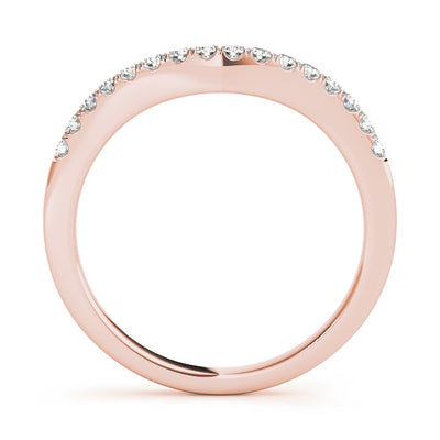 Kennedy Women's Diamond Curved Wedding Ring