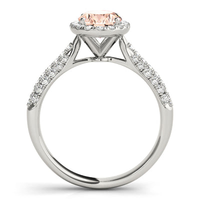 Avelina Oval Diamond Engagement Ring Setting