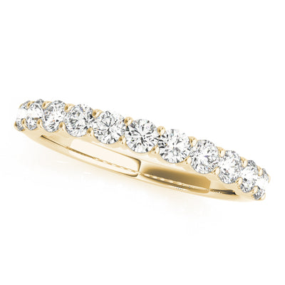 Half Charlene Women's Diamond Double Prong Wedding Ring