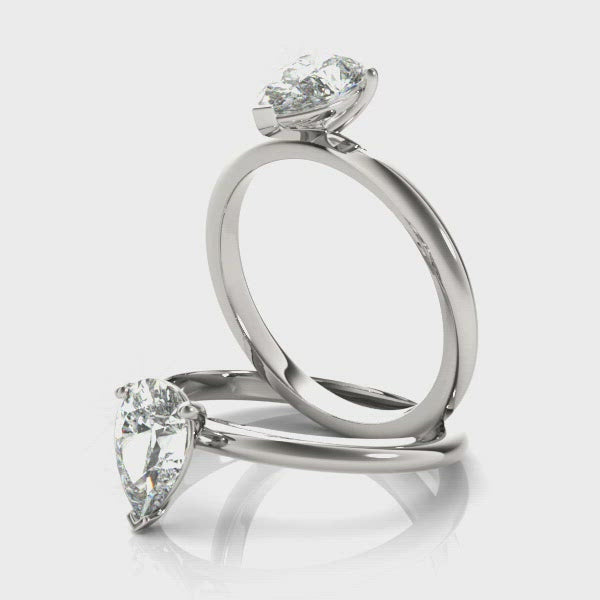 Lara Pear Diamond Engagement Ring Setting