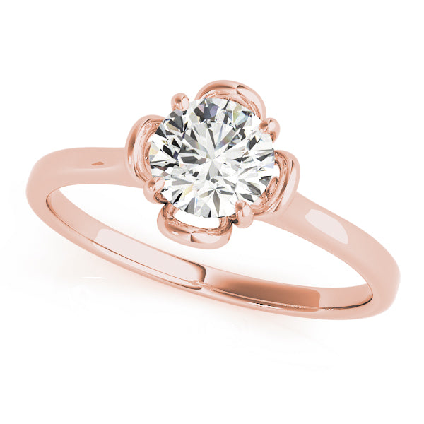 Rosette Diamond Engagement Ring Setting