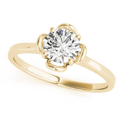 Rosette Diamond Engagement Ring Setting