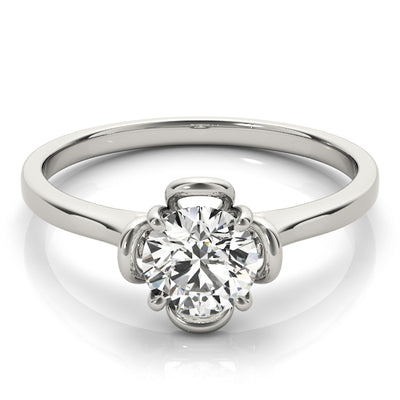 Rosette Diamond Engagement Ring Setting