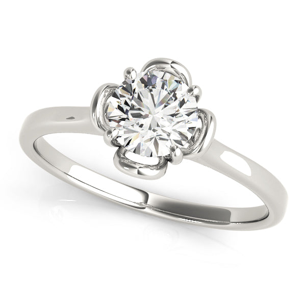 Rosette Diamond Engagement Ring Setting