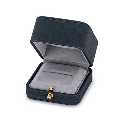 Custom Black Zirconium and Rose Gold Inlay Wedding Ring