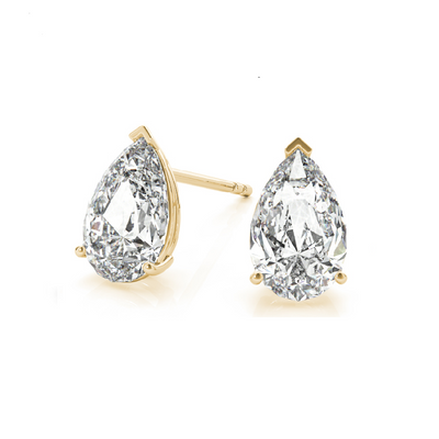 Sierra Pear Lab Grown Diamond Studs