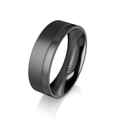 black mens rings