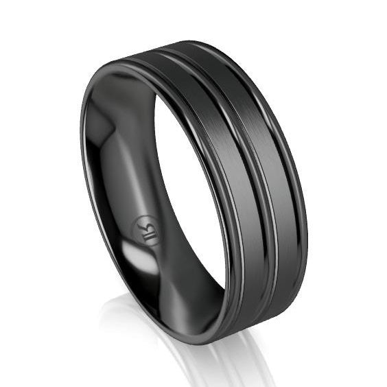 black zirconoum rings