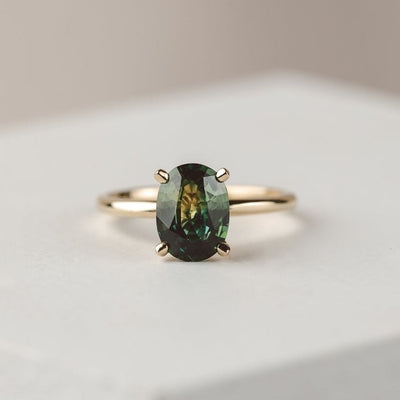 Australian Sapphire Engagement Ring