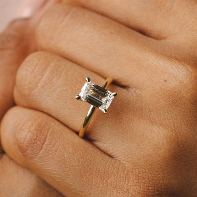 Emerald Cut Engagement Ring