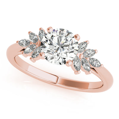 Lola Round Diamond Engagement Ring Setting