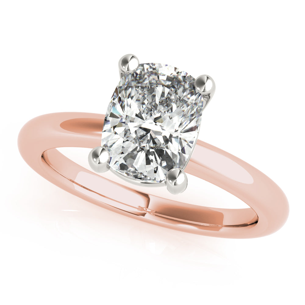 Courtney Cushion Diamond Engagement Ring Setting
