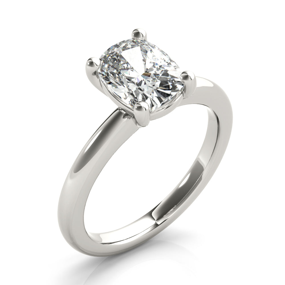 Courtney Cushion Diamond Engagement Ring Setting