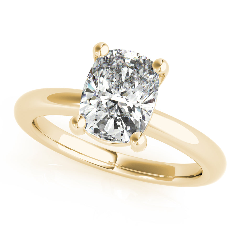 Courtney Cushion Diamond Engagement Ring Setting