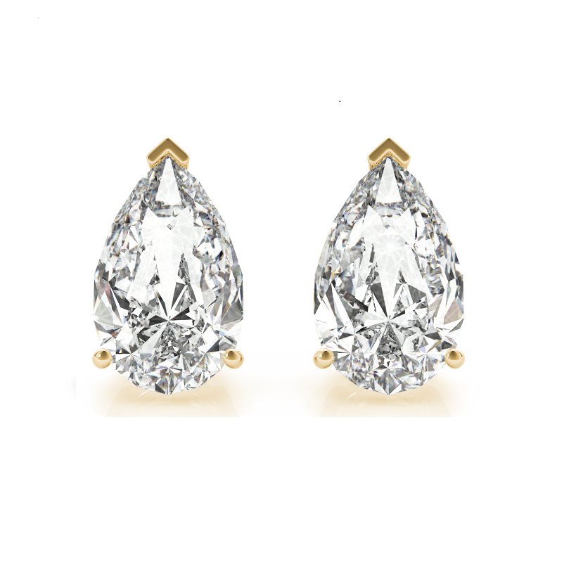 Pear Diamond Earrings