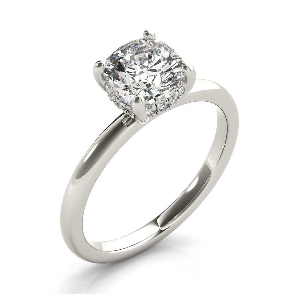 Noelle Square Cushion Diamond Engagement Ring Setting