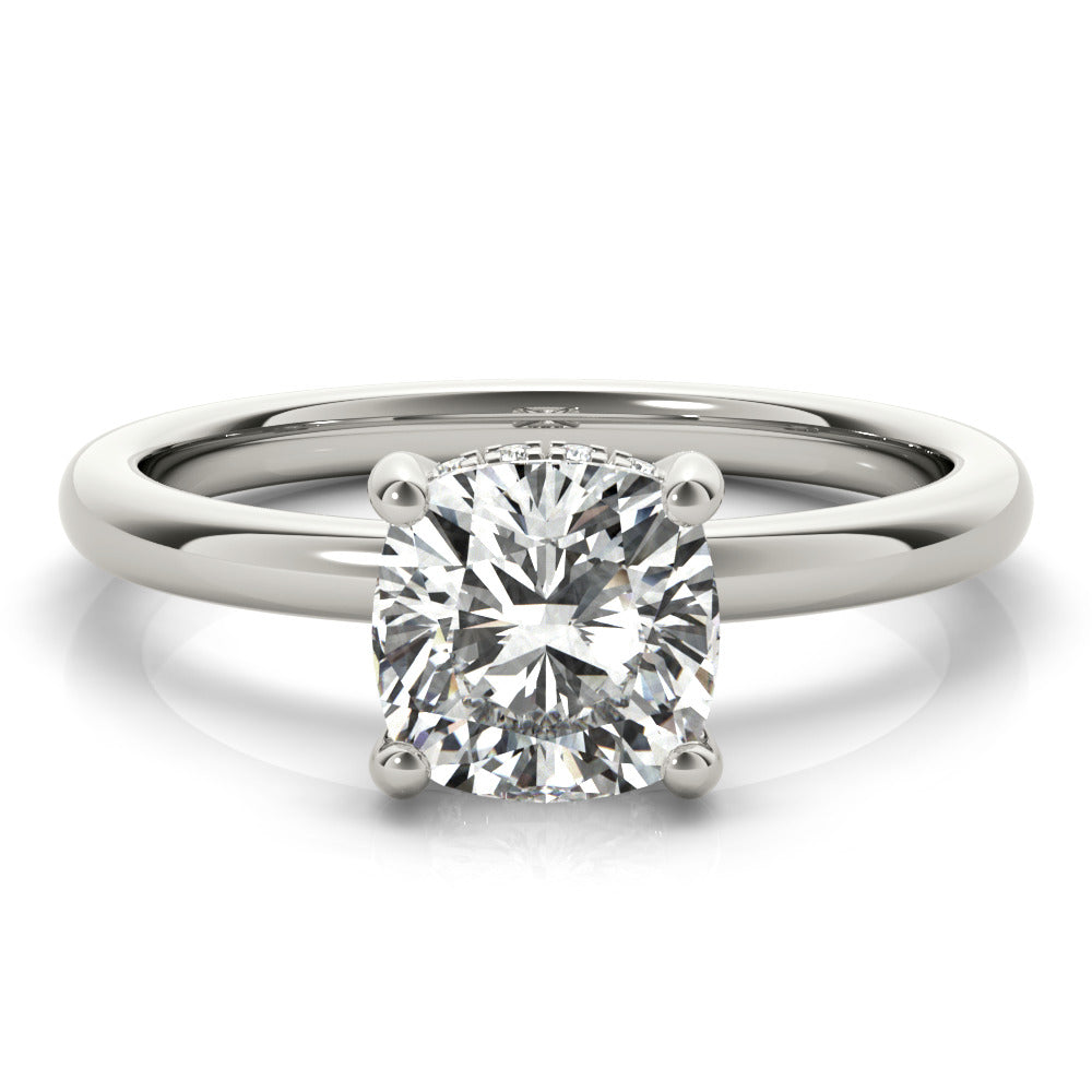 Noelle Square Cushion Diamond Engagement Ring Setting