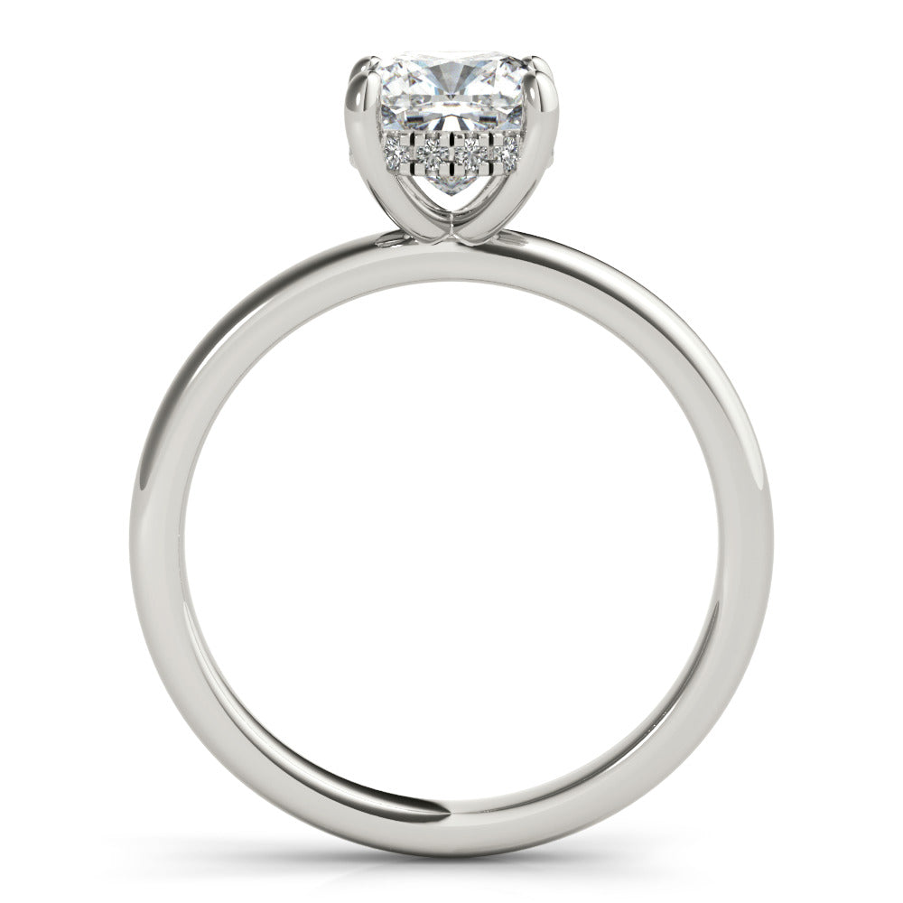 Noelle Square Cushion Diamond Engagement Ring Setting