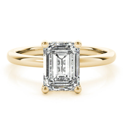 Noelle Emerald Diamond Engagement Ring Setting