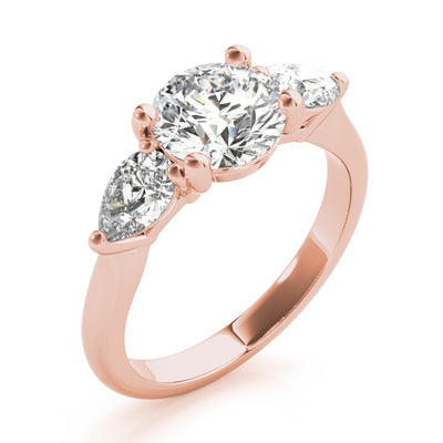 Charlotte Round Diamond Engagement Ring Setting