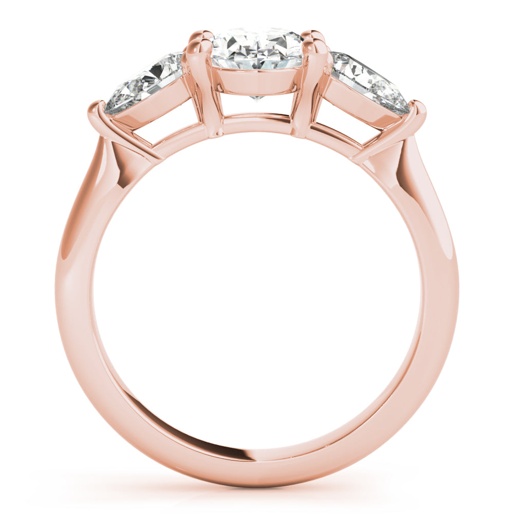 Charlotte Oval Diamond Engagement Ring Setting