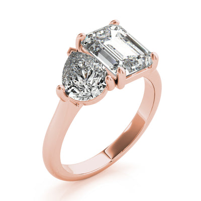 Elodie Toi et Moi (Right Feature) Diamond Engagement Ring Setting