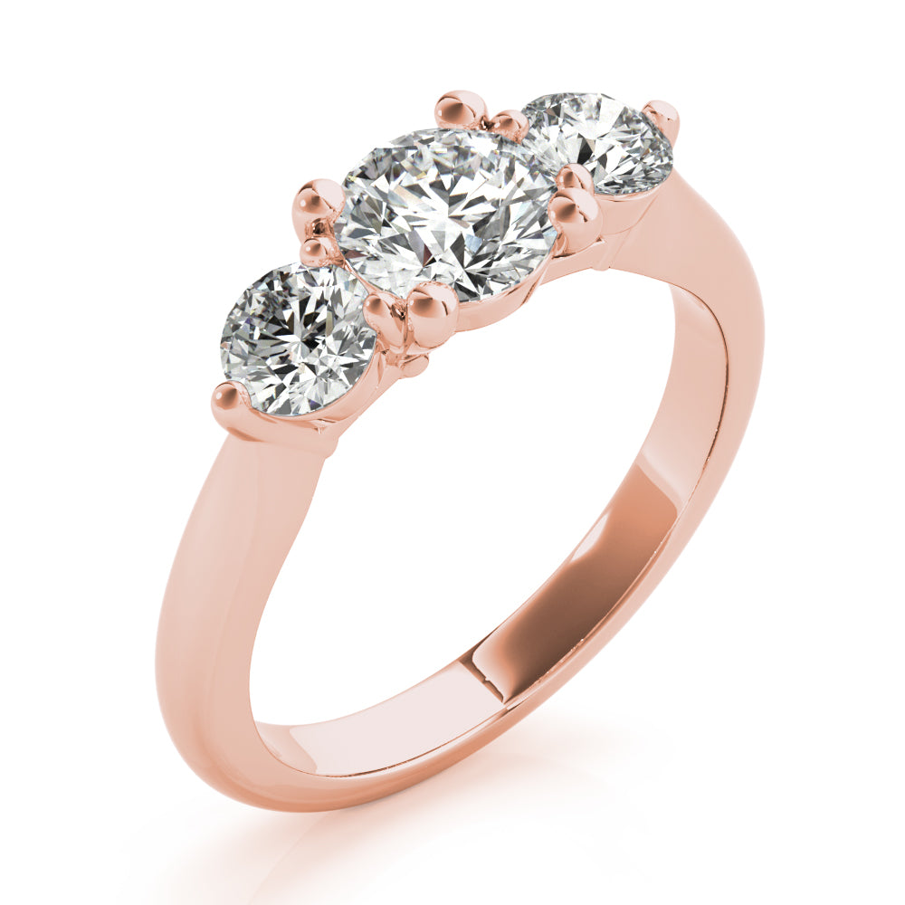 Charlotte Midi Round Trilogy Diamond Engagement Ring Setting