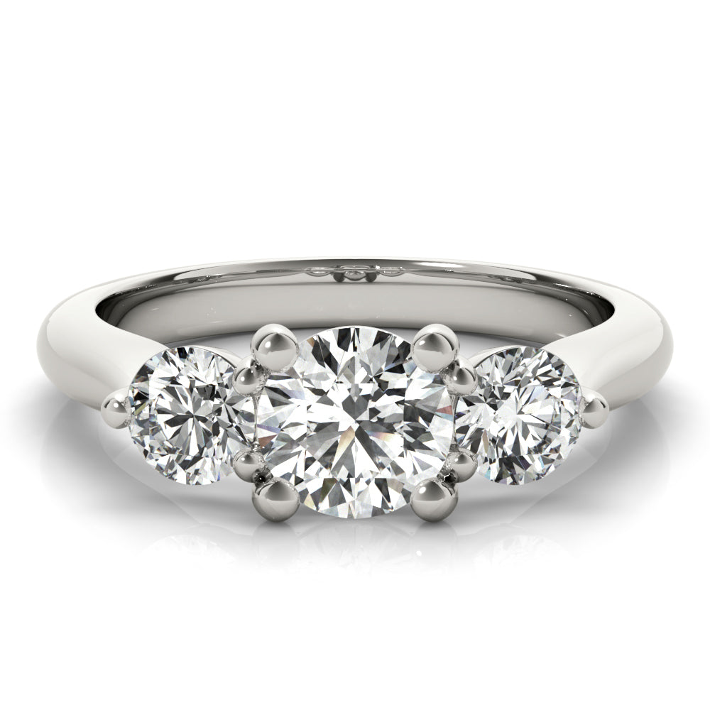 Charlotte Midi Round Trilogy Diamond Engagement Ring Setting