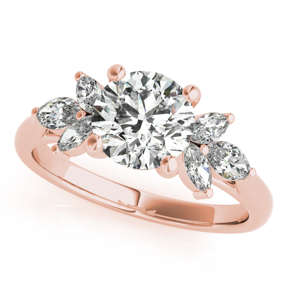 April Diamond Engagement Ring Setting