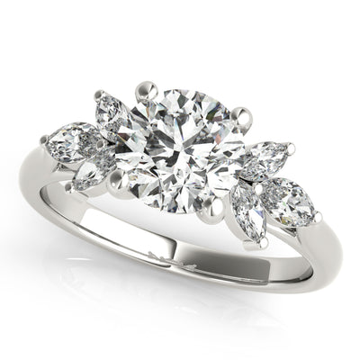 April Diamond Engagement Ring Setting