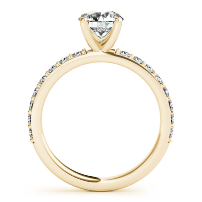 Allegra V-Prong Diamond Engagement Ring Setting