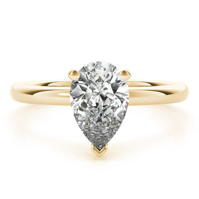 Noelle 3-Prong Pear Diamond Engagement Ring Setting