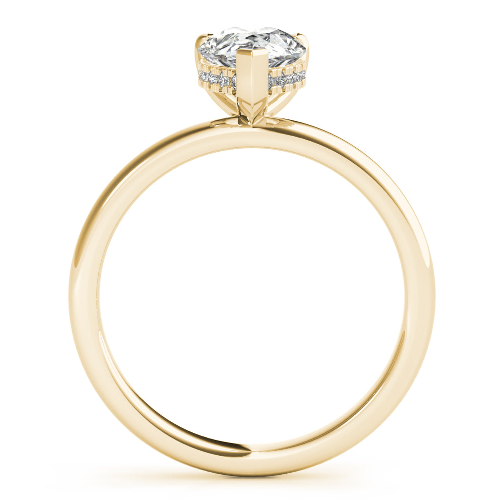 Noelle 3-Prong Pear Diamond Engagement Ring Setting