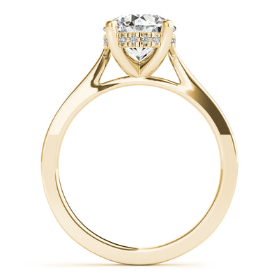 Amelia Hidden Halo Diamond Engagement Ring Setting