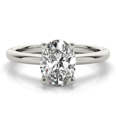 Courtney Oval Diamond Engagement Ring Setting