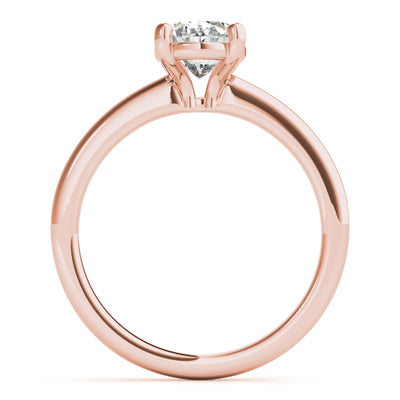 Courtney Oval Diamond Engagement Ring Setting