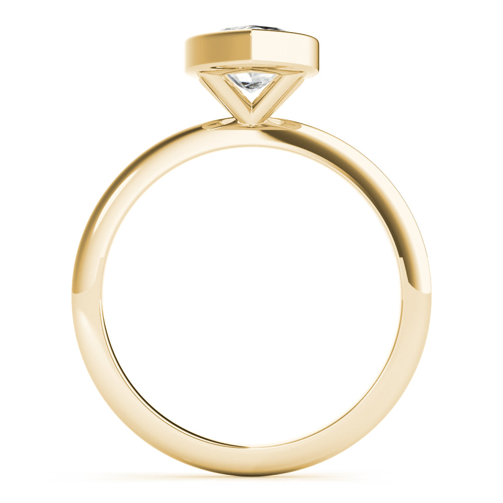 Marquise Bezel Engagement Ring Setting